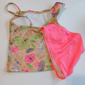 Cat & Jack Girls' Birdie Floral Print Bikini Set Size M (8) New WIthout tags